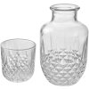 Clayre & Eef 6GL4720 Karafa so sklom Classic 550 ml 150 ml Transparentná
