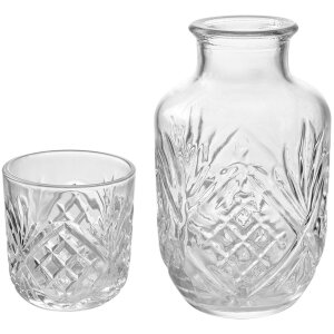 Clayre & Eef karafa s pohárom 9x19cm 150ml...