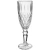 Clayre & Eef 6GL4726 Pohár na šampanské Ø6x19 cm 150 ml Transparentné sklo