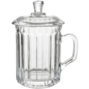 Clayre & Eef 6GL4727 pohár s vekom sklo 250 ml...