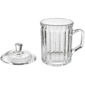 Clayre & Eef 6GL4727 pohár s vekom sklo 250 ml...