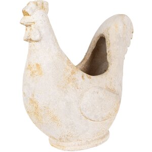 Clayre & Eef 6MG0115 Dekorácia Kvetináč béžovo hnedý 36x18x35 cm