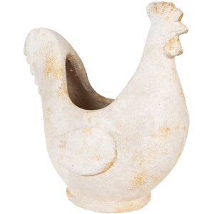 Clayre & Eef 6MG0115 Dekorácia Kvetináč béžovo hnedý 36x18x35 cm