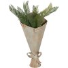 Clayre & Eef kvetináč železný zelené odtiene vintage vzhľad 50 cm