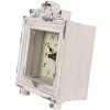 Clayre & Eef 6KL0832 Stolové hodiny Vintage Grey-Beige 10x6x14 cm 1xAA Glass Wood