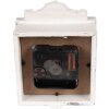 Clayre & Eef 6KL0832 Stolové hodiny Vintage Grey-Beige 10x6x14 cm 1xAA Glass Wood