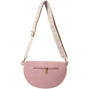 Juleeze JZBG0305P Ružová taška cez rameno 25x16x7 cm Syntetický popruh cez rameno