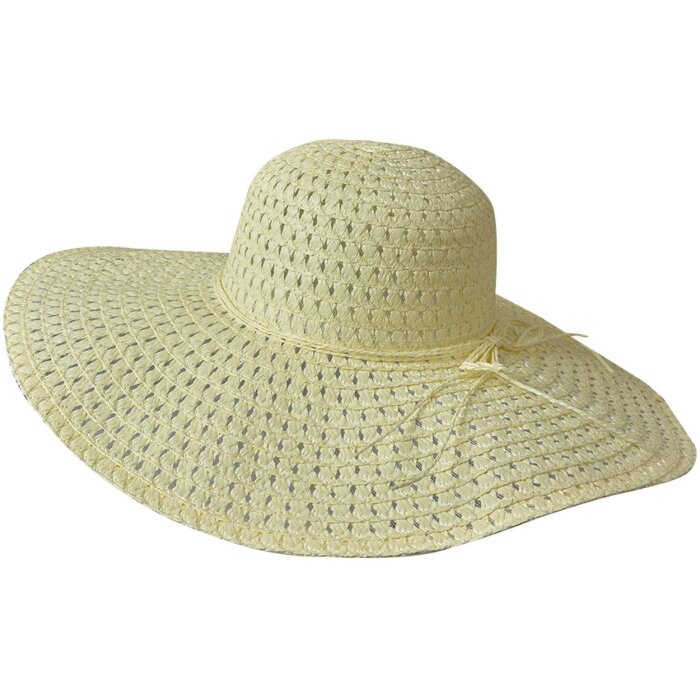 Juleeze JZHA0119 Klobúk béžový 57 cm Slamený vrkoč elegantný priedušný letný