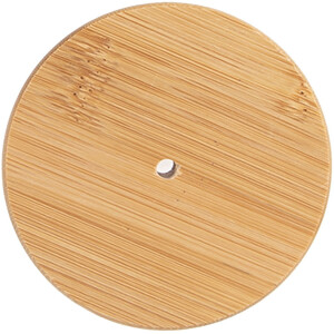 Clayre & Eef 6GL4719S Skladovací pohár s vekom Transparent Ø 7x10 cm Sklenené drevo