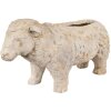 Clayre & Eef 6MG0114 Dekorácia Kvetináč béžovo hnedý 48x19x26 cm Vidiecky štýl