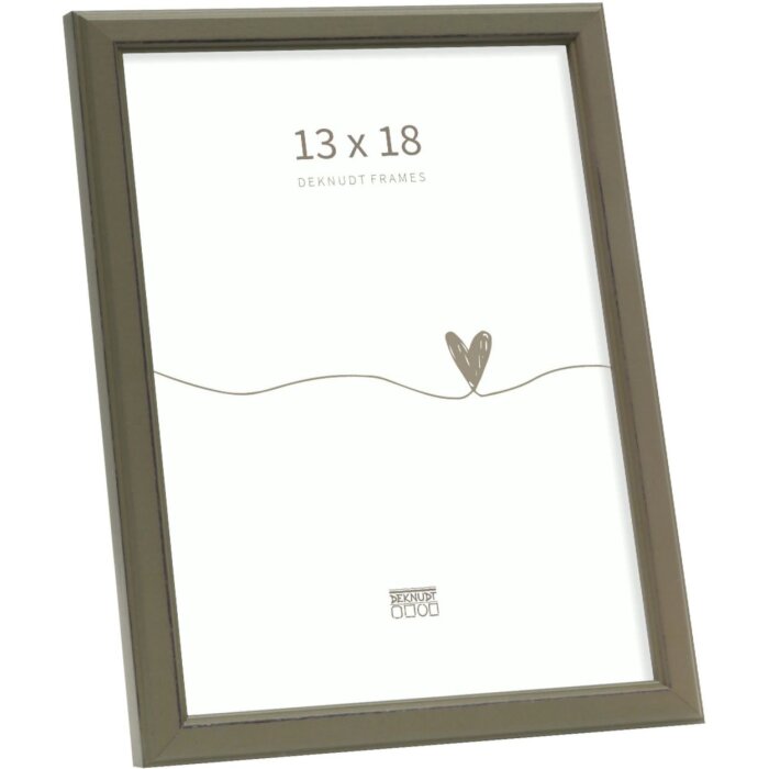 Deknudt S236F8 Fotorámik khaki zelené drevo 13x18 cm rustikálny štýl