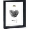 Fotorámik Deknudt S68SG2 s dreveným okrajom, plávajúci efekt 15x20 cm