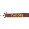 Juleeze JZKC0162 Kľúčenka hnedá 3x1x20 cm JADORE Design