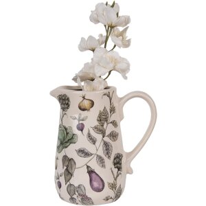 Clayre & Eef Dekoratívna kanvica Zeleninový motív 16x12x18 cm