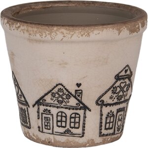 Clayre & Eef 6CE2123XS Dekorácia kvetináč Ø 8x7 cm