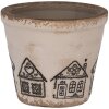 Clayre & Eef 6CE2123XS Dekorácia kvetináč Ø 8x7 cm