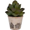 Clayre & Eef 6CE2123XS Dekorácia kvetináč Ø 8x7 cm
