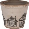 Clayre & Eef 6CE2123XS Dekorácia kvetináč Ø 8x7 cm