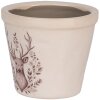 Clayre & Eef 6CEGTW0001XS Dekoratívny kvetináč Ø 8x7 cm