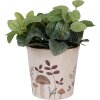 Clayre & Eef 6CELFJ0001L Dekorácia kvetináč Ø 17x16 cm