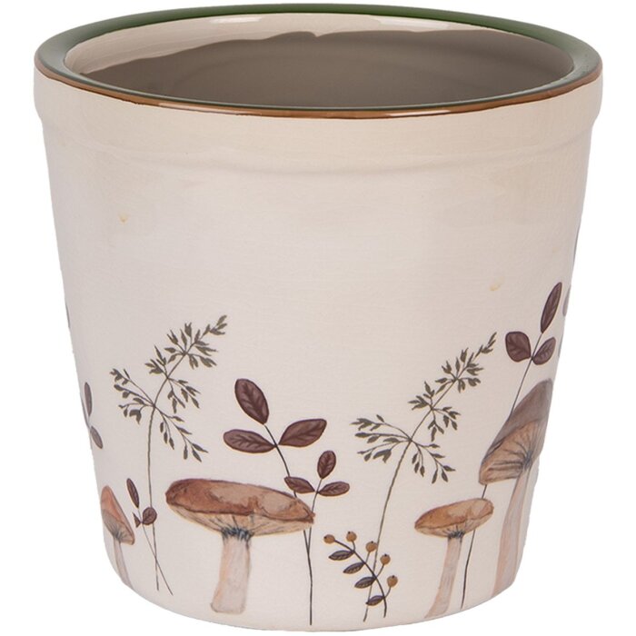 Clayre & Eef 6CELFJ0001M Dekoračný kvetináč Ø 15x14 cm