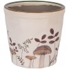 Clayre & Eef 6CELFJ0001M Dekoračný kvetináč Ø 15x14 cm
