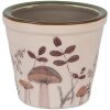 Clayre & Eef 6CELFJ0001XS Dekorácia kvetináč Ø 8x7 cm