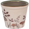 Clayre & Eef 6CELFJ0001XS Dekorácia kvetináč Ø 8x7 cm