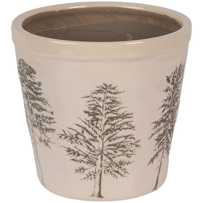 Clayre & Eef 6CENPT0001M Dekorácia kvetináč Ø 15x14 cm