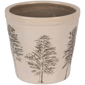 Clayre & Eef 6CENPT0001M Dekorácia kvetináč Ø 15x14 cm