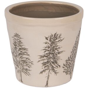 Clayre & Eef 6CENPT0001M Dekorácia kvetináč Ø 15x14 cm