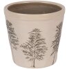Clayre & Eef 6CENPT0001M Dekorácia kvetináč Ø 15x14 cm