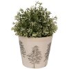 Clayre & Eef 6CENPT0001M Dekorácia kvetináč Ø 15x14 cm