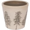 Clayre & Eef 6CENPT0001M Dekorácia kvetináč Ø 15x14 cm