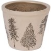 Clayre & Eef 6CENPT0001S Dekoračný kvetináč Ø 12x11 cm