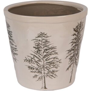 Clayre & Eef 6CENPT0001XL Dekoračný kvetináč Ø 21x20 cm