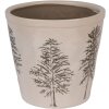 Clayre & Eef 6CENPT0001XL Dekoračný kvetináč Ø 21x20 cm