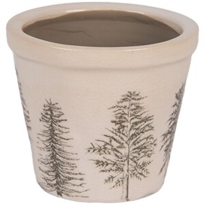 Clayre & Eef 6CENPT0001XS Dekoračný kvetináč Ø 8x7 cm