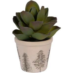 Clayre & Eef 6CENPT0001XS Dekoračný kvetináč Ø 8x7 cm