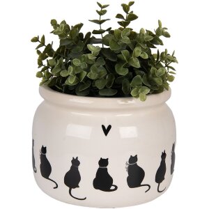 Clayre & Eef 6CEPWS0001L Dekoračný kvetináč Ø 20x15 cm