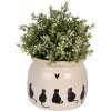 Clayre & Eef 6CEPWS0001M Dekorácia kvetináč Ø 16x13 cm