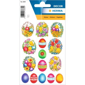 HERMA samolepky dekoratívne etikety DECOR kvety a...