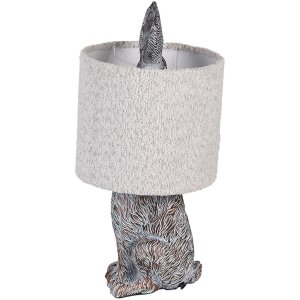Clayre & Eef stolná lampa Zajačik Polyresin...