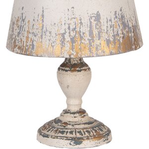 Clayre & Eef stolná lampa E27 Ø 32x47 cm Starožitný vzhľad