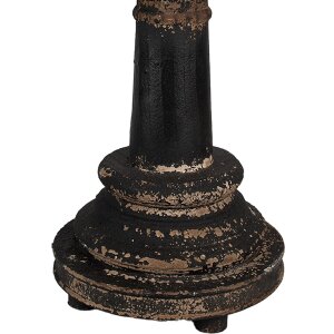 Clayre & Eef stolná lampa Ø35x64 cm – Čierno-hnedej farby
