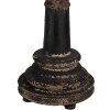 Clayre & Eef stolná lampa Ø35x64 cm – Čierno-hnedej farby