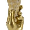 Mauro Ferretti Kvetináč v tvare zmrzliny 12,5x11x31 cm zlatý ružový