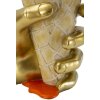 Mauro Ferretti kvetináč v tvare vafle 18x16x26 cm zlatý oranžový