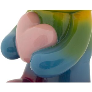 Rainbow Bear Sediaci medvedík Multicolor 22,5x17,5x42,5 cm Polyresin