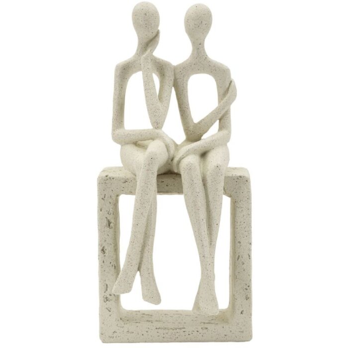 Mauro Ferretti Figúrky Stons pár 11,5x9x25 cm krémové